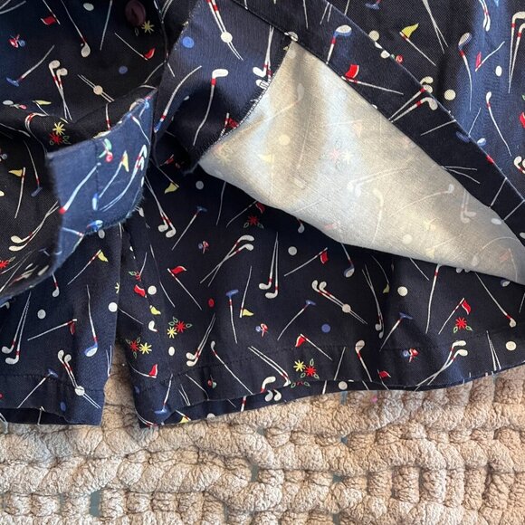 Tabi International Blue Golf-Themed Skort Size 14 - Picture 8 of 8